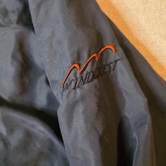 Cabela’s Windcrest Jacket Men’s 3XL Tall Navy Windbreaker Zip Up Mesh Lined Big - Picture 3 of 10